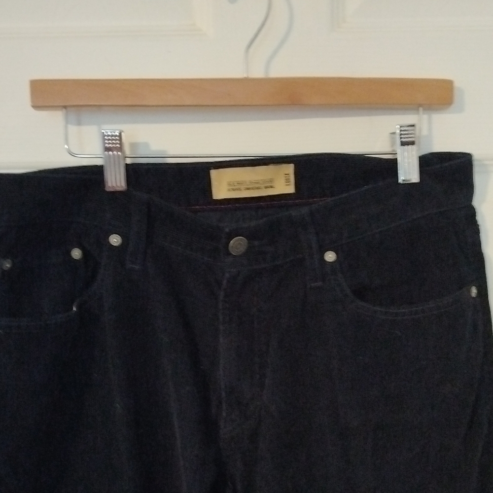 Old Navy Men's NAVY Corduroy LOOSE Fit Jean/ Pants Sz 32/32 - Picture 4 of 7